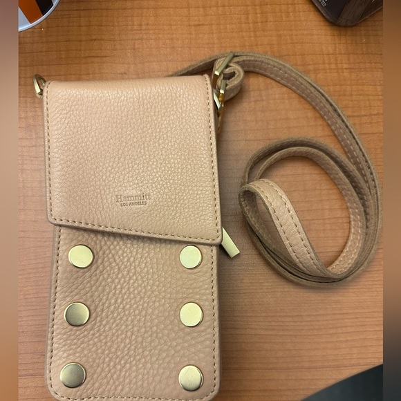 NWOT Hammitt 310 Mobile Crossbody Bag in Toast with Gold Accents - Picture 2 of 6
